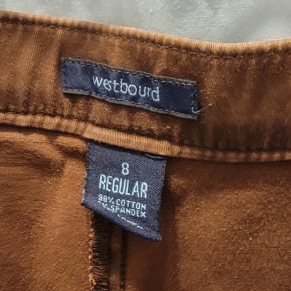 Ladies Westbound Pants Size 8 Color Brown - Picture 5 of 6